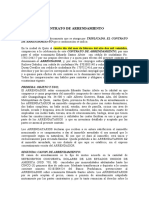 CONTRATO DE ARRENDAMIENTO Armando Duran