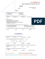 12th Public Exam Question Paper 2013 Physics June