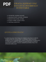 Democracia Equidad y Paz Ciudadana