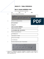 Practica Calificada #1 - Tabla Periodica