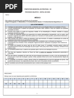 Omni 2021 Prefeitura de Piratuba SC Medico Prova