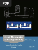 Rock Mechanics and Engineering Volume 3, Analysis, Modeling Design (Feng, Xia-Ting) PDF