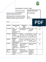 Pauta de Evaluación N°1 Libro La Porota