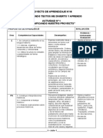 Julio - Proyecto Sesiones 3°-4°