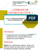 Aula 9 Materiais Betuminosos