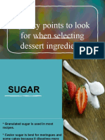 Quality Points To Look For When Selecting Dessert