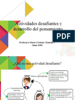 Actividades Desafiantes y Desarrollo Del Pensamiento