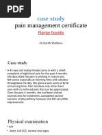 Case Study Plantar Fasciitis