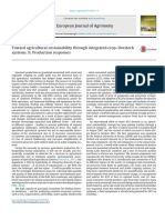 Toward Agricultural Sustainability Through Integrated Crop-Livestock Systems. II. Production Responses