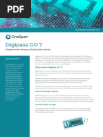 OneSpan-Digipass GO 7-Datasheet