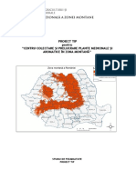 CENTRU COLECTARE ȘI PRELUCRARE PLANTE MEDICINALE ȘI AROMATICE ÎN ZONA MONTANĂ Capacitate 120 Tone An PDF