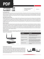 FortiGate 30B Datasheet