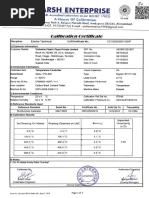 64-cbc Temp Controller Calibration Cartificate