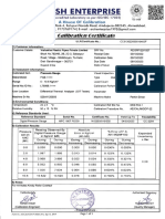 54-Pressure Gauge OIT Calibration Cartificate