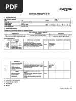 Sesion de Aprendizaje Ciencias