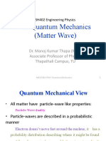 Quantum Mechanics 10 MKT