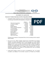 Exercise 10 Statement of Cash Flows - 054935