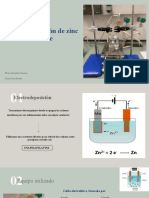 Electrodeposición de Zinc en Cobre