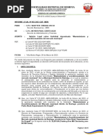 INFORME LEGAL #098-2023 Mantenimiento y Acondicionamiento Del Mercado Municipal