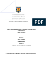 Informe Perfil de Exigencias, Pablo Alvarado, Leonardo Muñoz