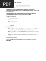 Guía de Procedimiento de Bioseguridad PDF