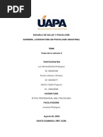 Tarea II Etica Profesional Del Psicologo