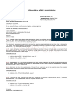 Código de La Niñez y Adolescencia - CNA PDF