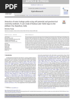 Detection of Water Leakage Paths Using Self-Potent PDF