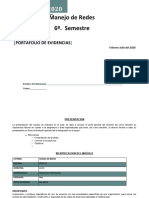 Portafolio de Evidencias 2020