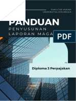 Buku Panduan Penyusunan Laporan Magang D3 Pajak