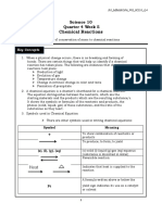 Science10 - Q4 - Week 5 Chemical Reactions PDF