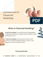 Topic 1 Introduction To Financial Modeling PDF