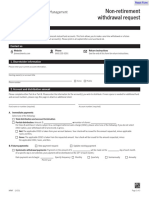 Non Retirement Withdrawal Request Form Jhi PDF