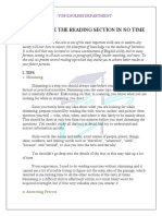 How To Ace The Reading Section in No Time PDF