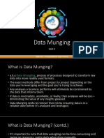 Unit 2 - Data Munging PDF