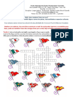 Inglês 8 Aula 4 Países e Nacionalidades Cruzadinha PDF