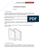 Informe de Condensador Variable