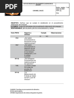 Procedimiento Lista de Chequeo PDF