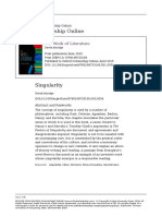 Derek Attridge-The Work of Literature-Chp4-Singularity PDF