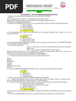 Cuestionario Vasos Del Miembro Inferior (Irrigación)