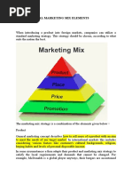 International Marketing Mix Elements Unit 4