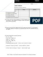 06 01 Leyes de Las Reacciones Químicas