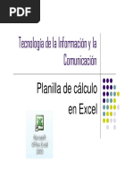 Planillas de Cálculo