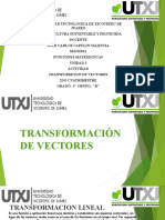 Transformacion de Vectores