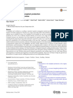 Organic Substrate For Transplant Production in Organic Nurseries. A Review.