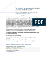 Series de Tiempo - Webinars PDF