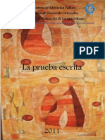 La Prueba Escrita 2011 PDF