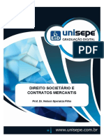 Abrir DIREITO SOCIETÃ RIO E CONTRATOS MERCANTIS - Unidade I PDF