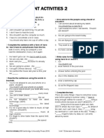 Alejandro Royo-Villanova Seguí - REINFORCEMENT ACTIVITIES - 2º - 2SHEET - ACTIVITIES