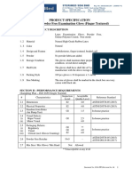 Latex, Online Powder Free Gloves, Textured, 240MM PLM PDF